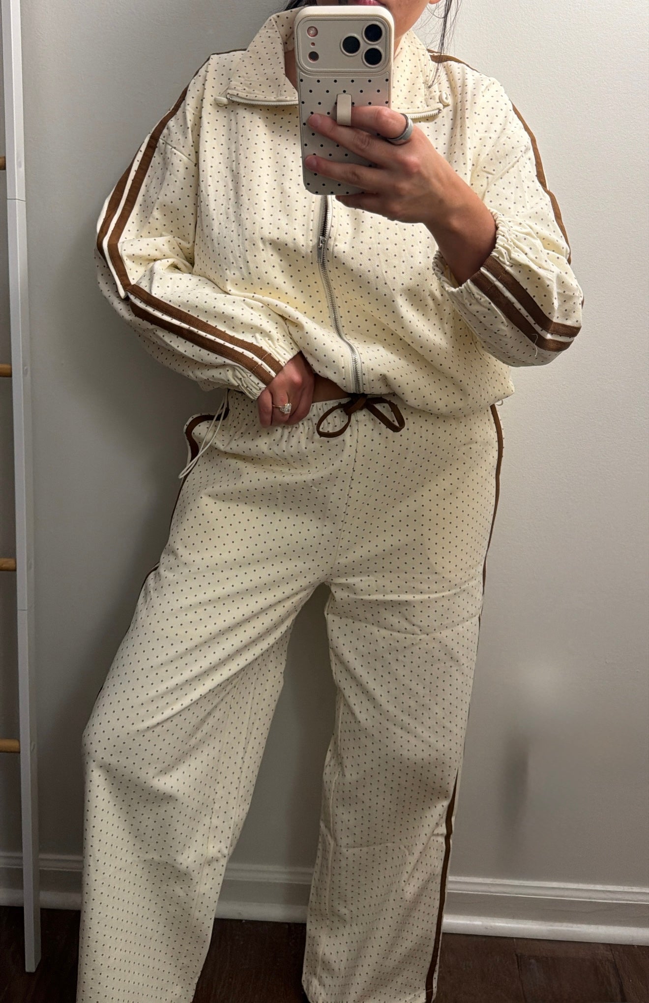 Meadow Retro Dot Track Pant