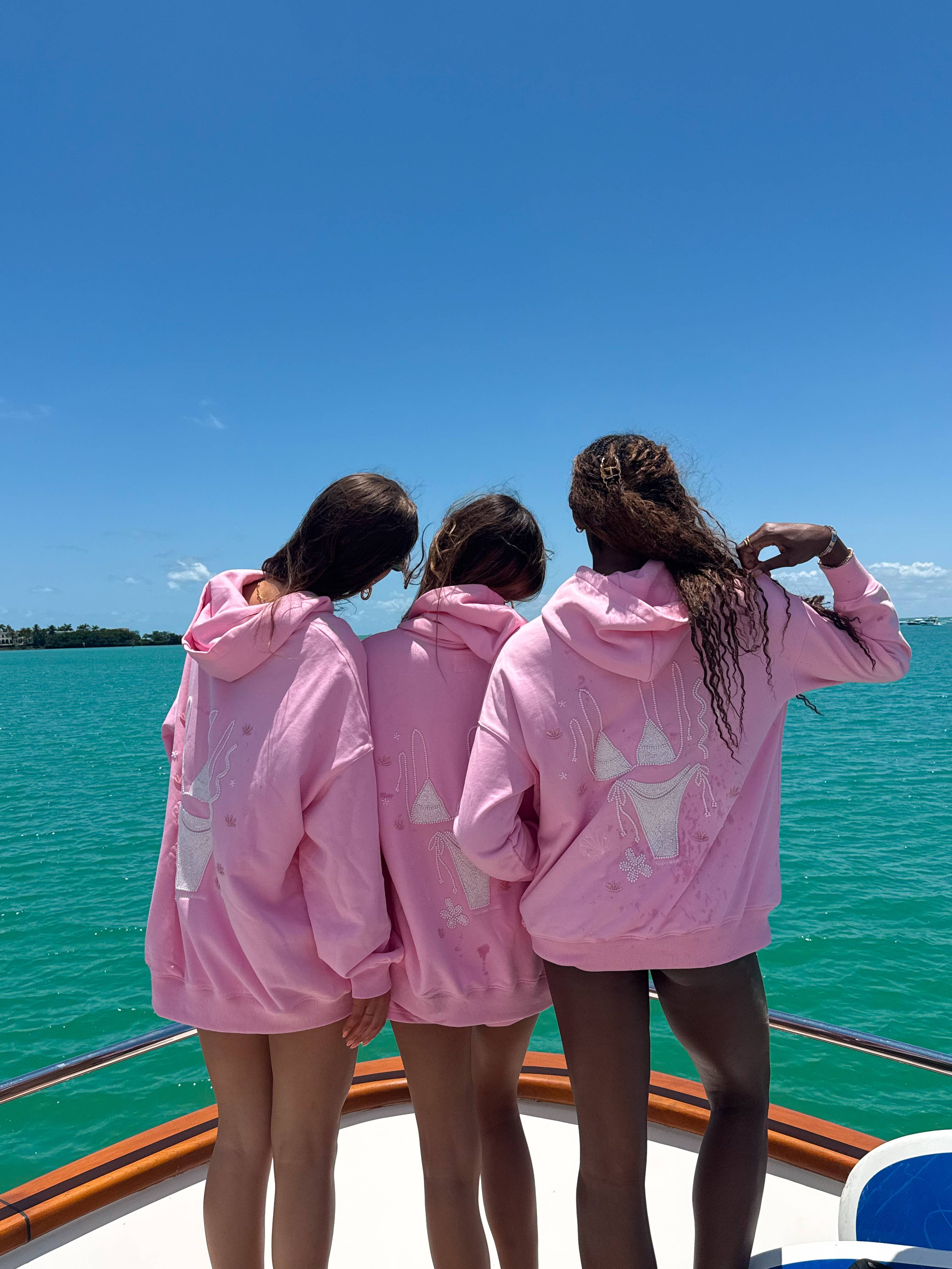 The Lizzie Beaded Bikini Hoodie
