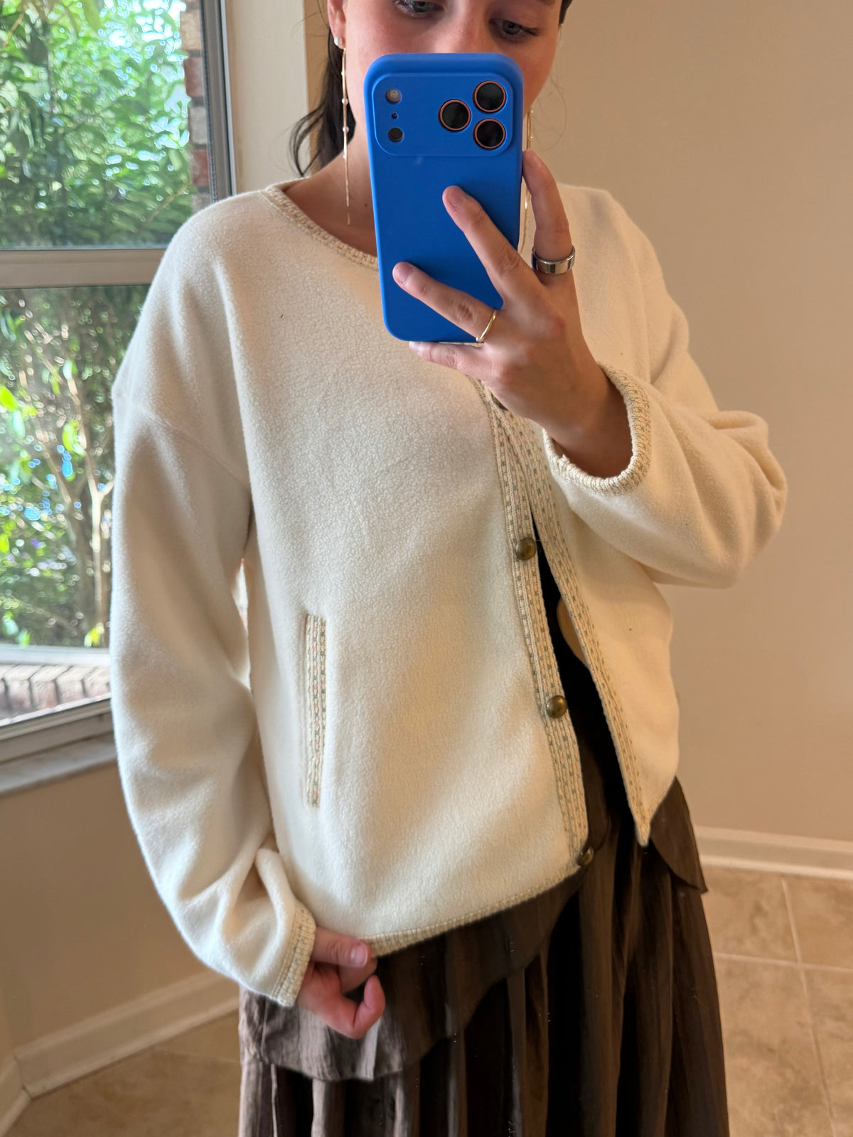 The Teacher Fleece Cardigan