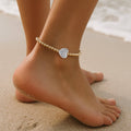 Pearl Heart Anklet