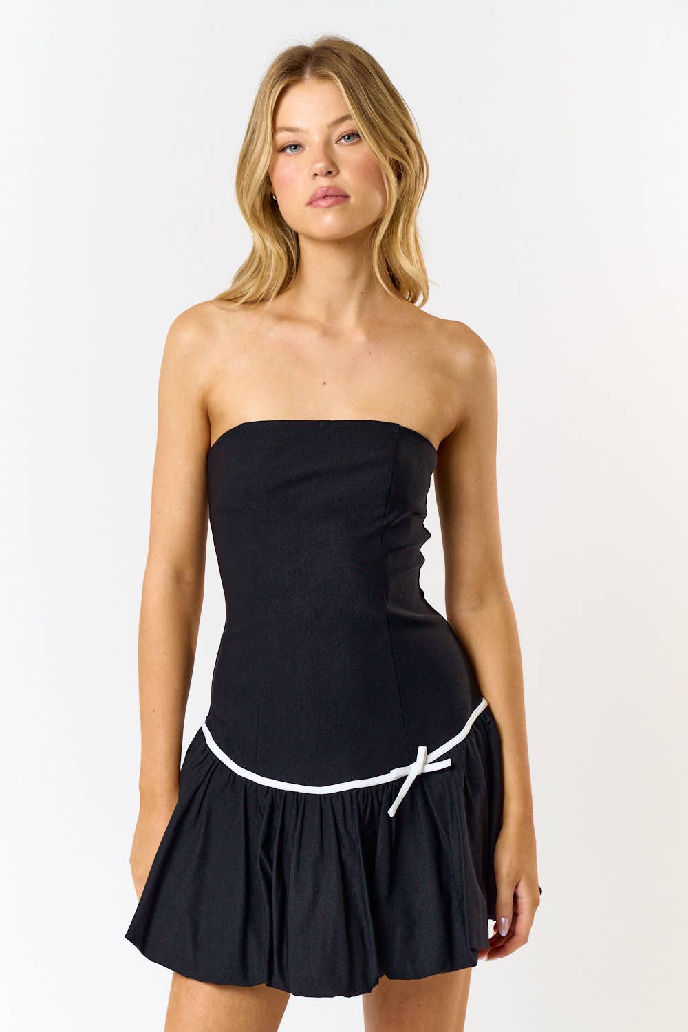 Drop-Waist Bow Dress