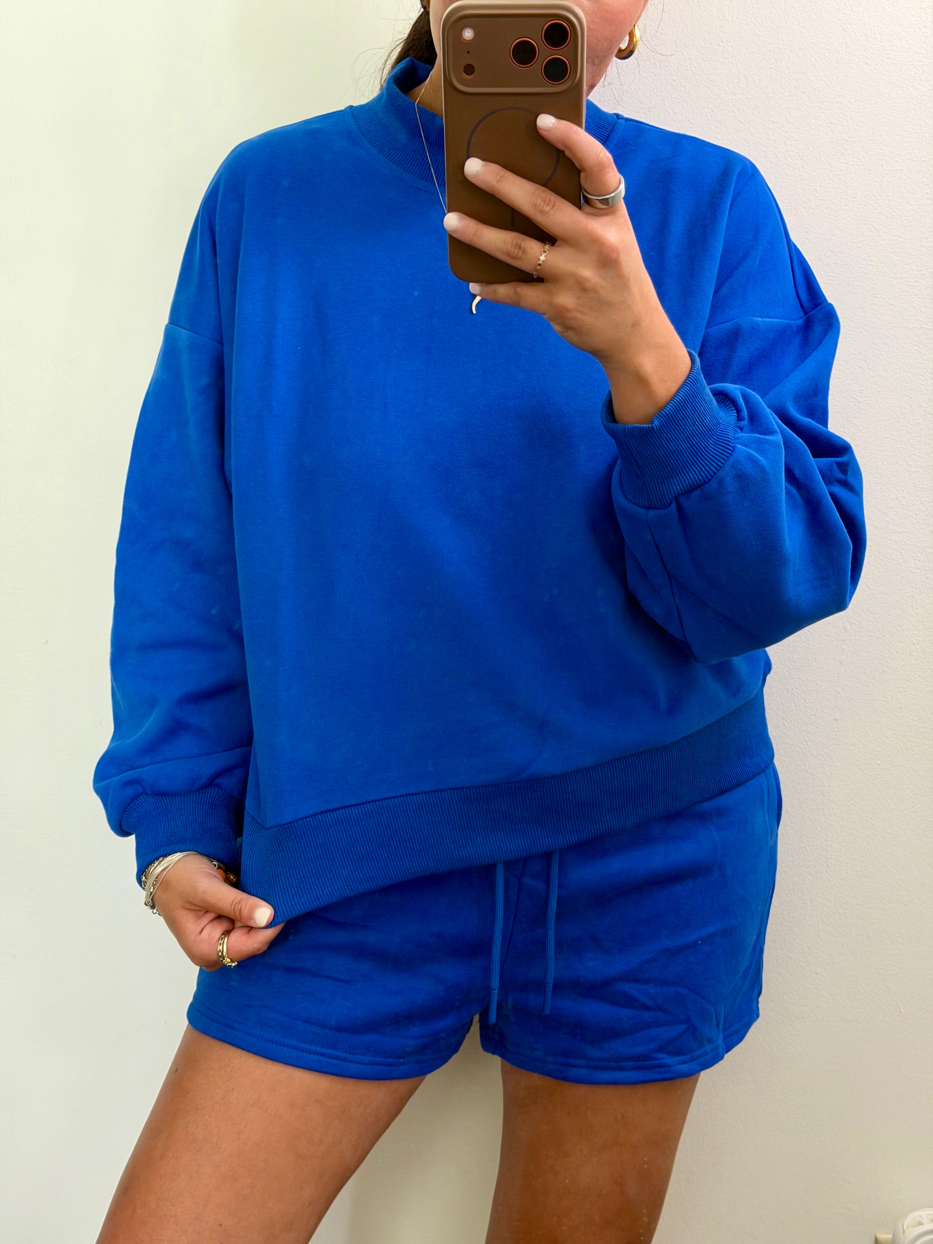 Ocean Blue Oversized Lounge Set