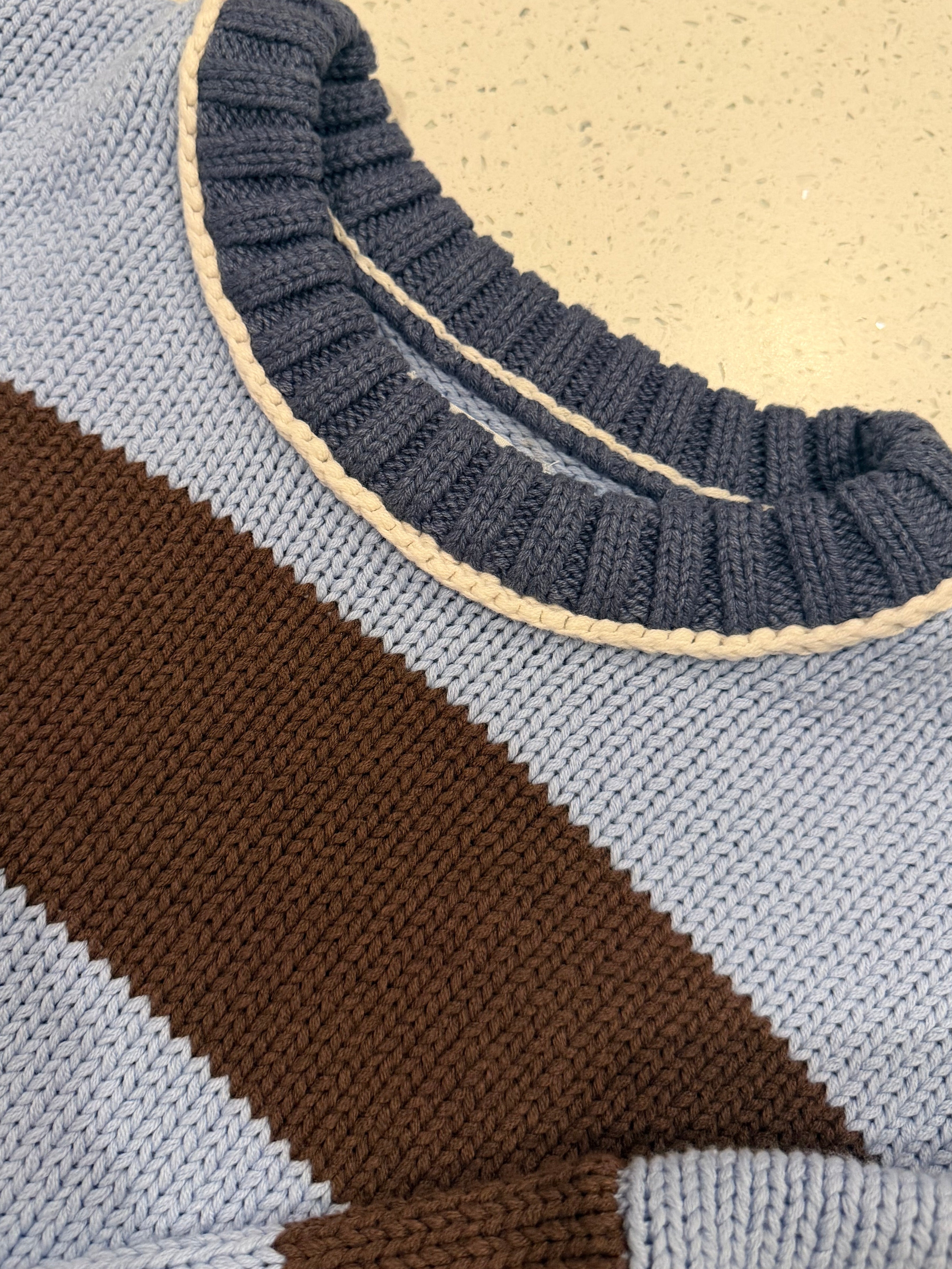 Ready for Anything Knit Striped Sweater