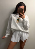Teddy Bear Golf Embroider Mockneck
