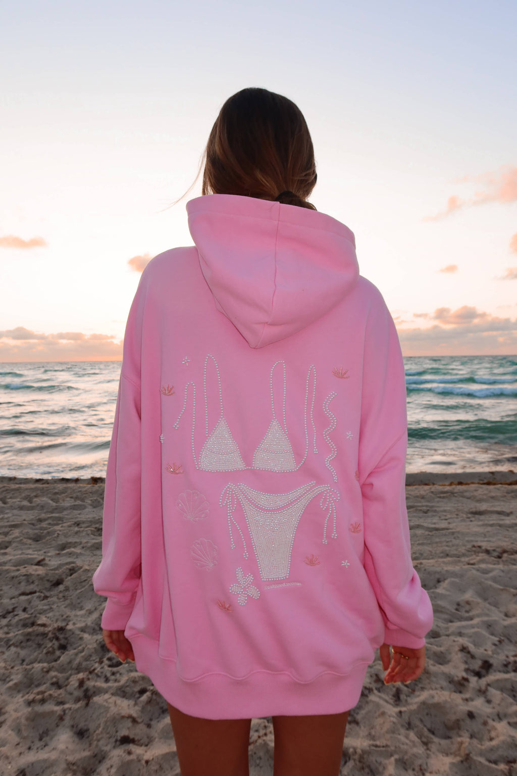 The Lizzie Beaded Bikini Hoodie
