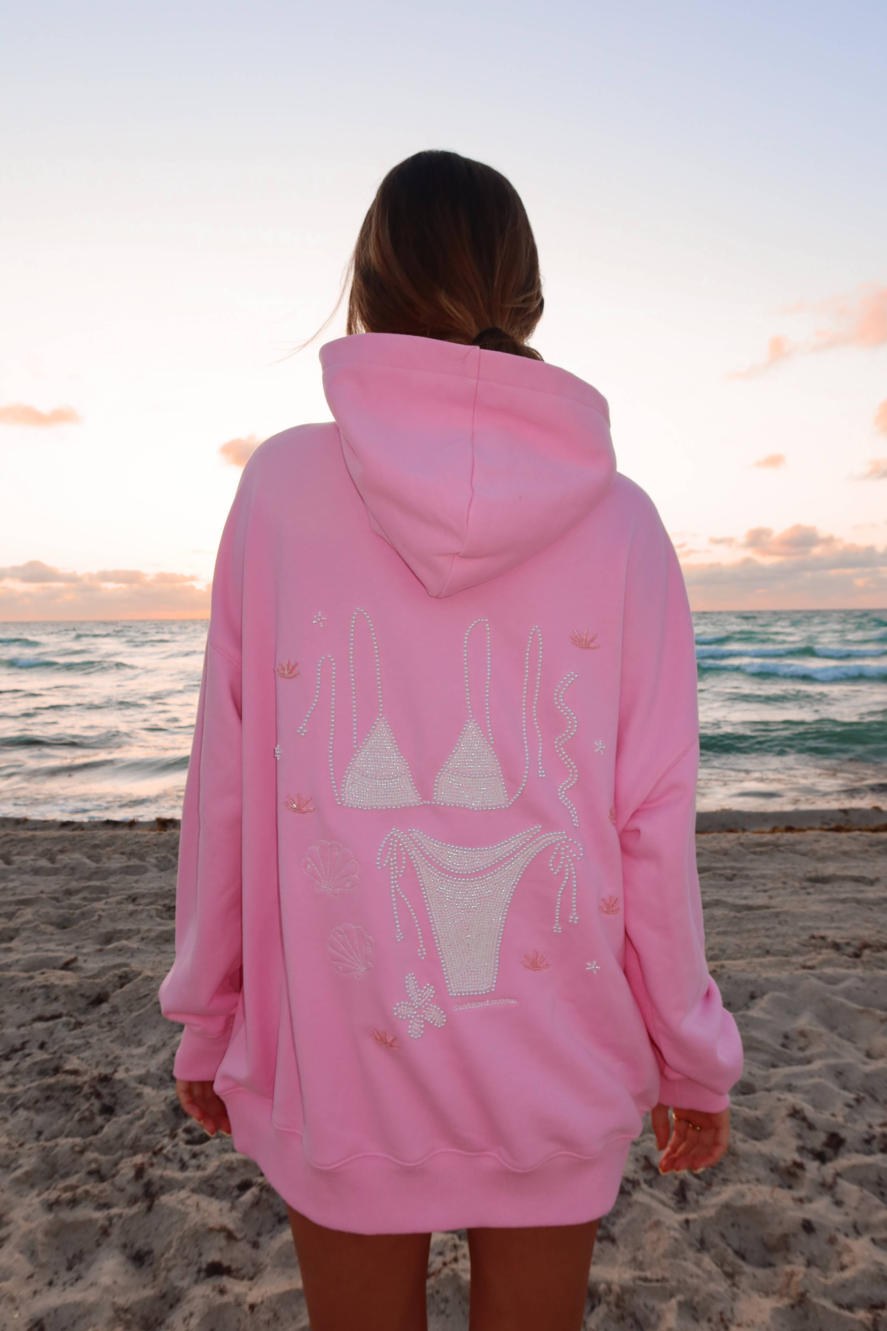 The Lizzie Beaded Bikini Hoodie