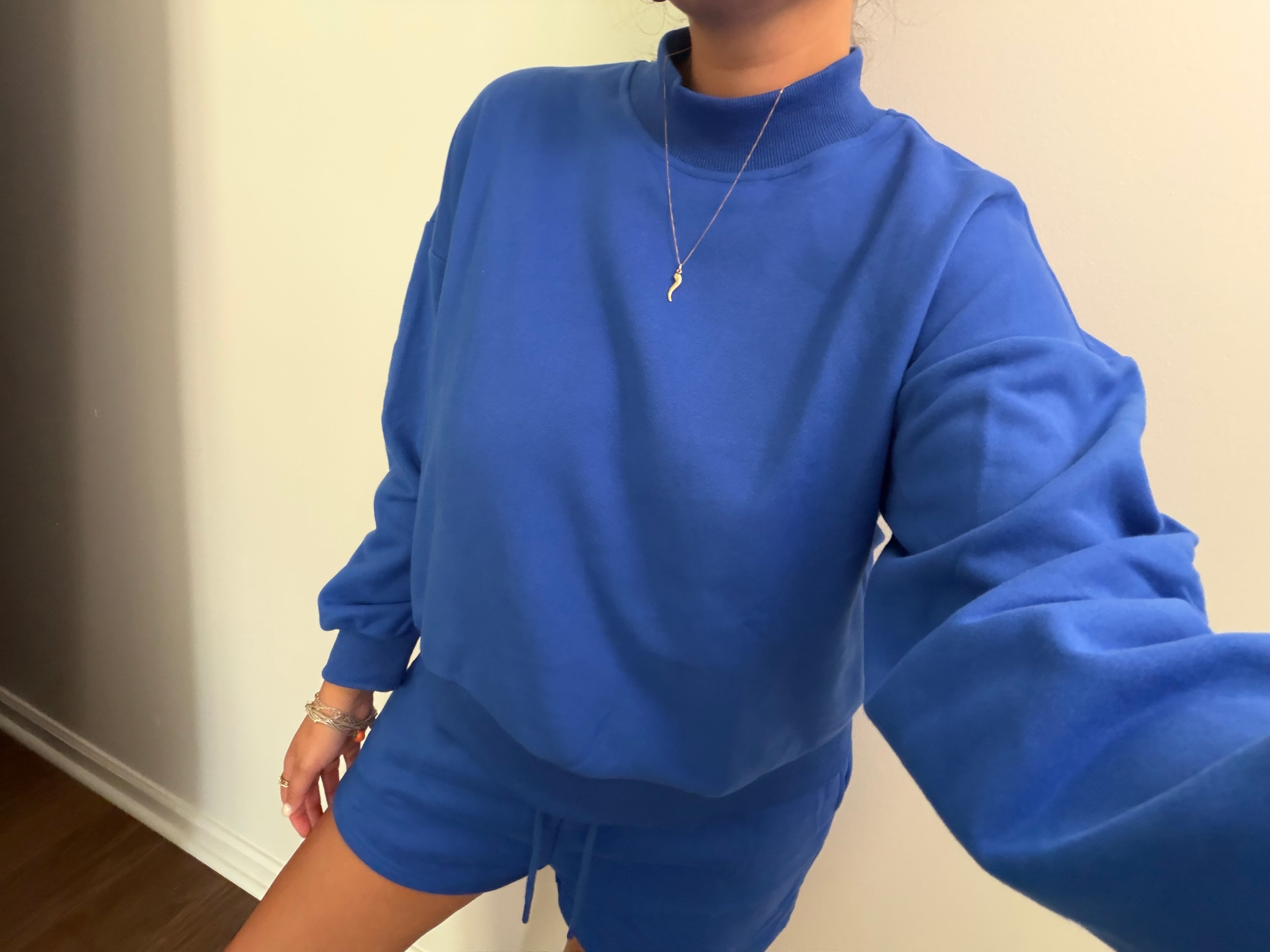 Ocean Blue Oversized Lounge Set