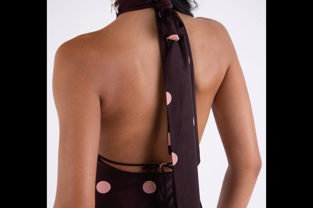 Wine & Dine Polka Dot Maxi Dress