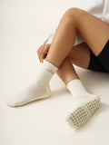 Inhale x Exhale Ruffled Grip Socks