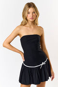 Drop-Waist Bow Dress