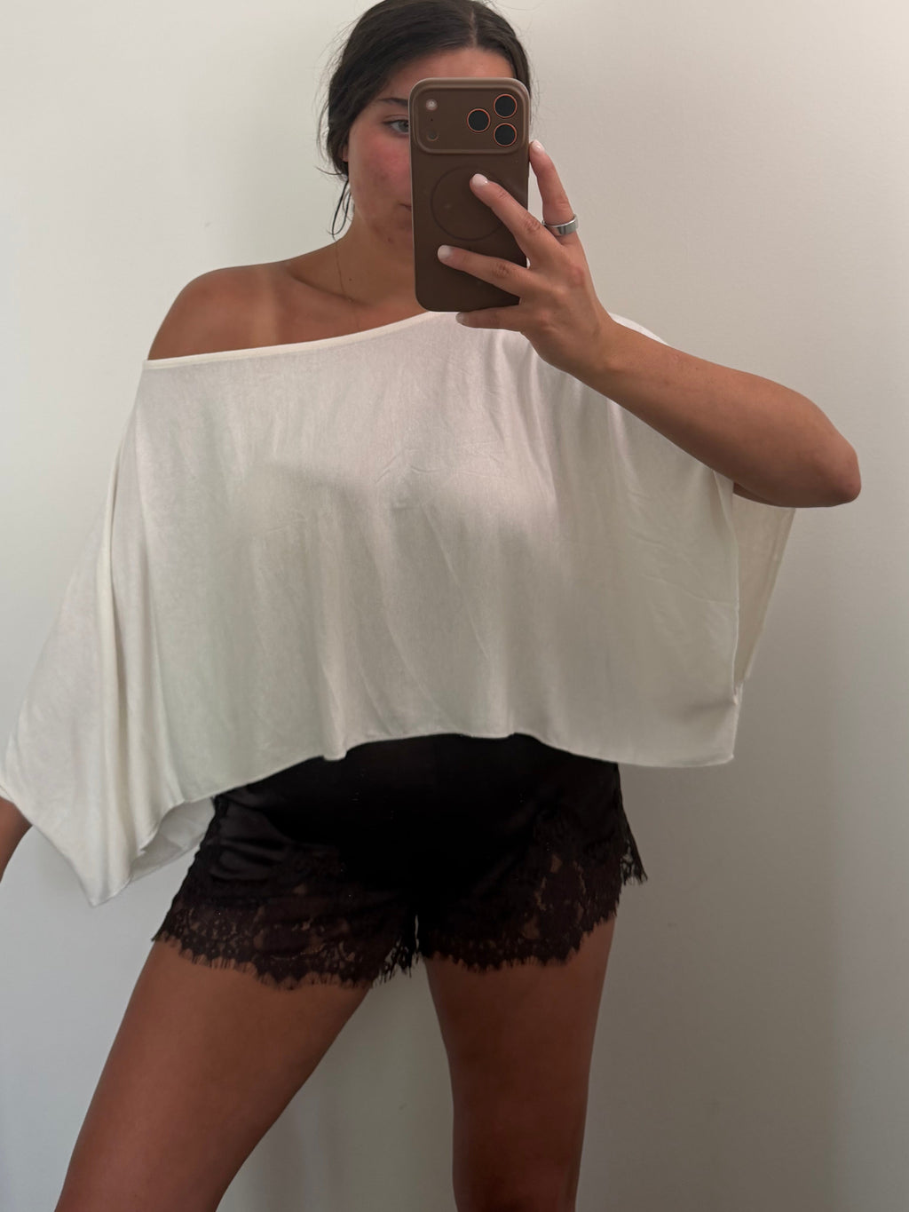Off-Shoulder Knit Top