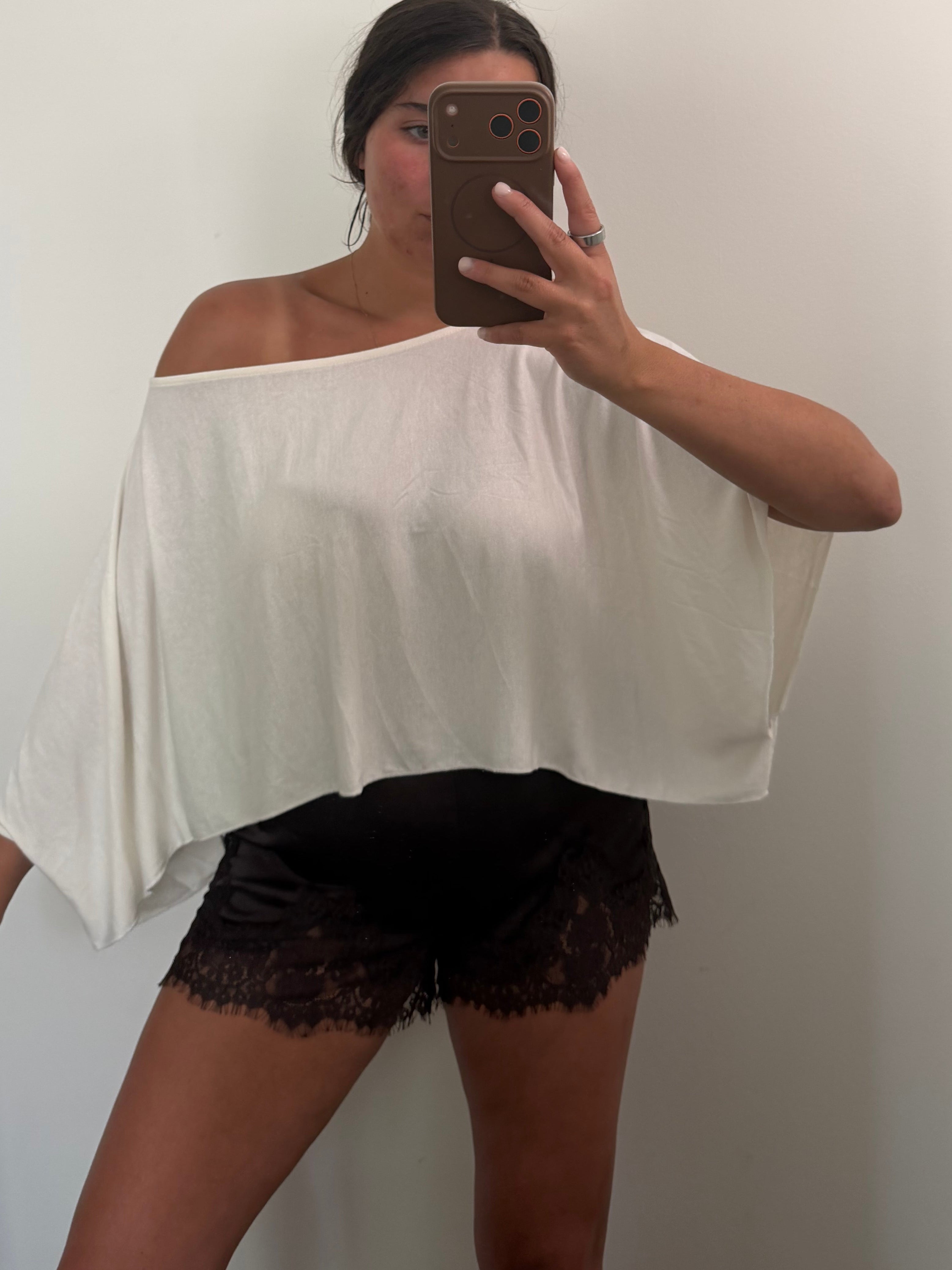 Off-Shoulder Knit Top