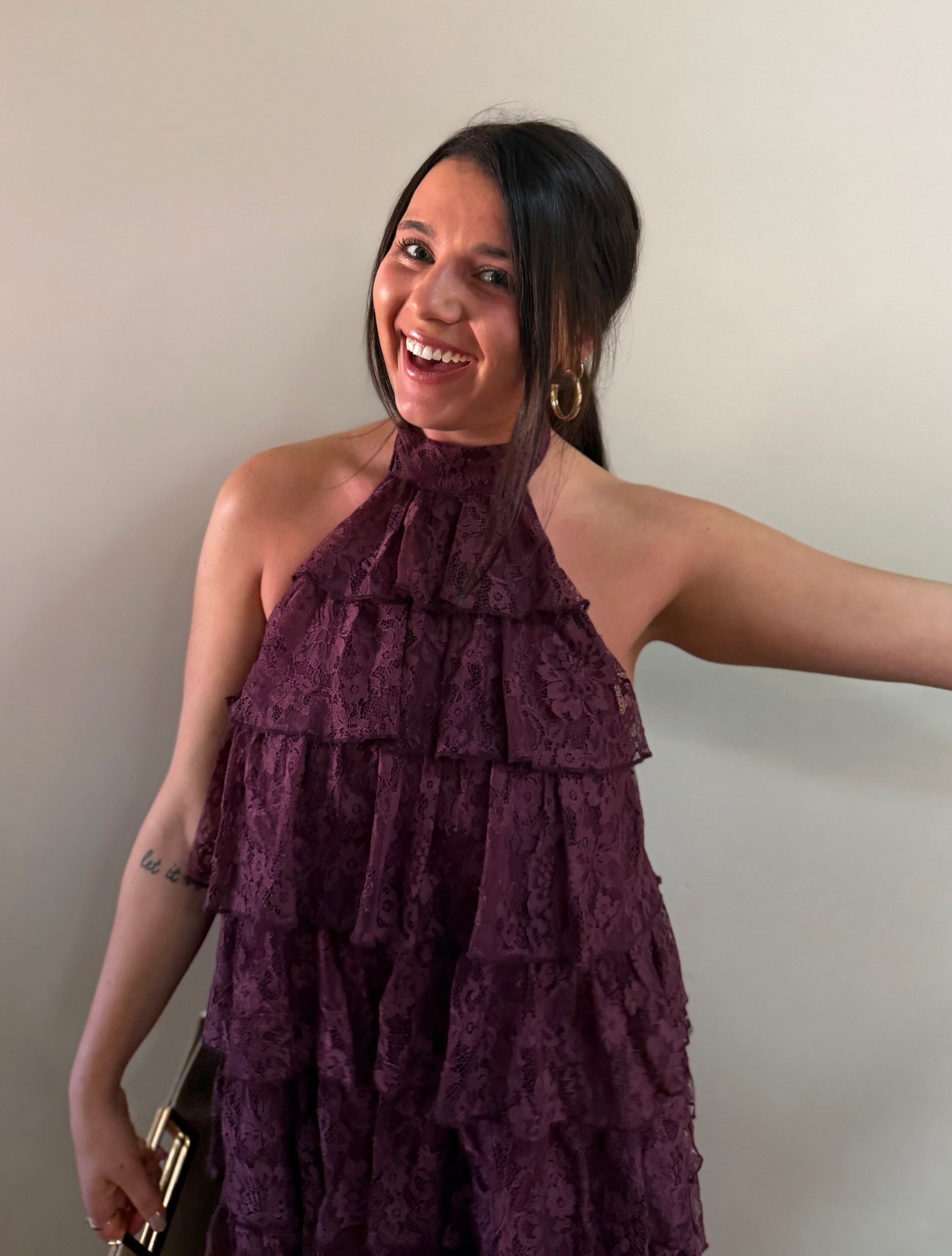 Cherry Lace Dress