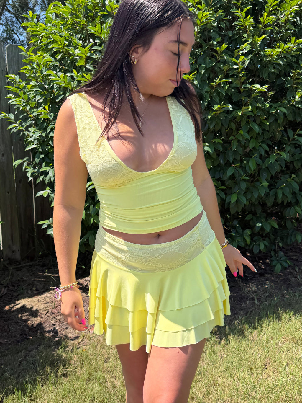 Butter Me Up Lace Top