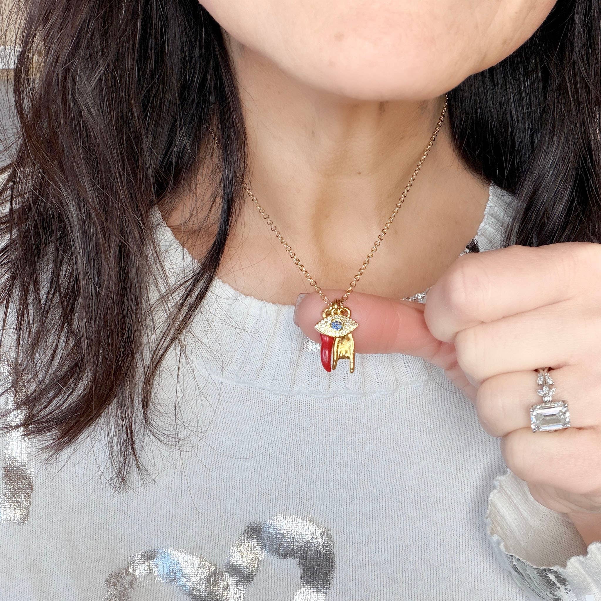 Mariano Italian Horn Protection Necklace