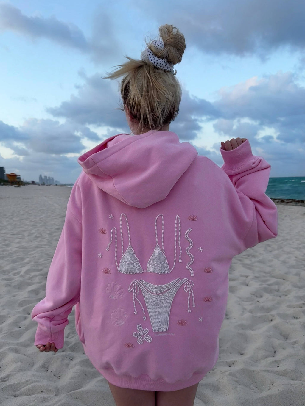The Lizzie Beaded Bikini Hoodie