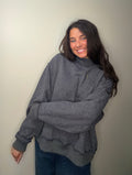 Just Chillin Mock Neck Sweatshirt
