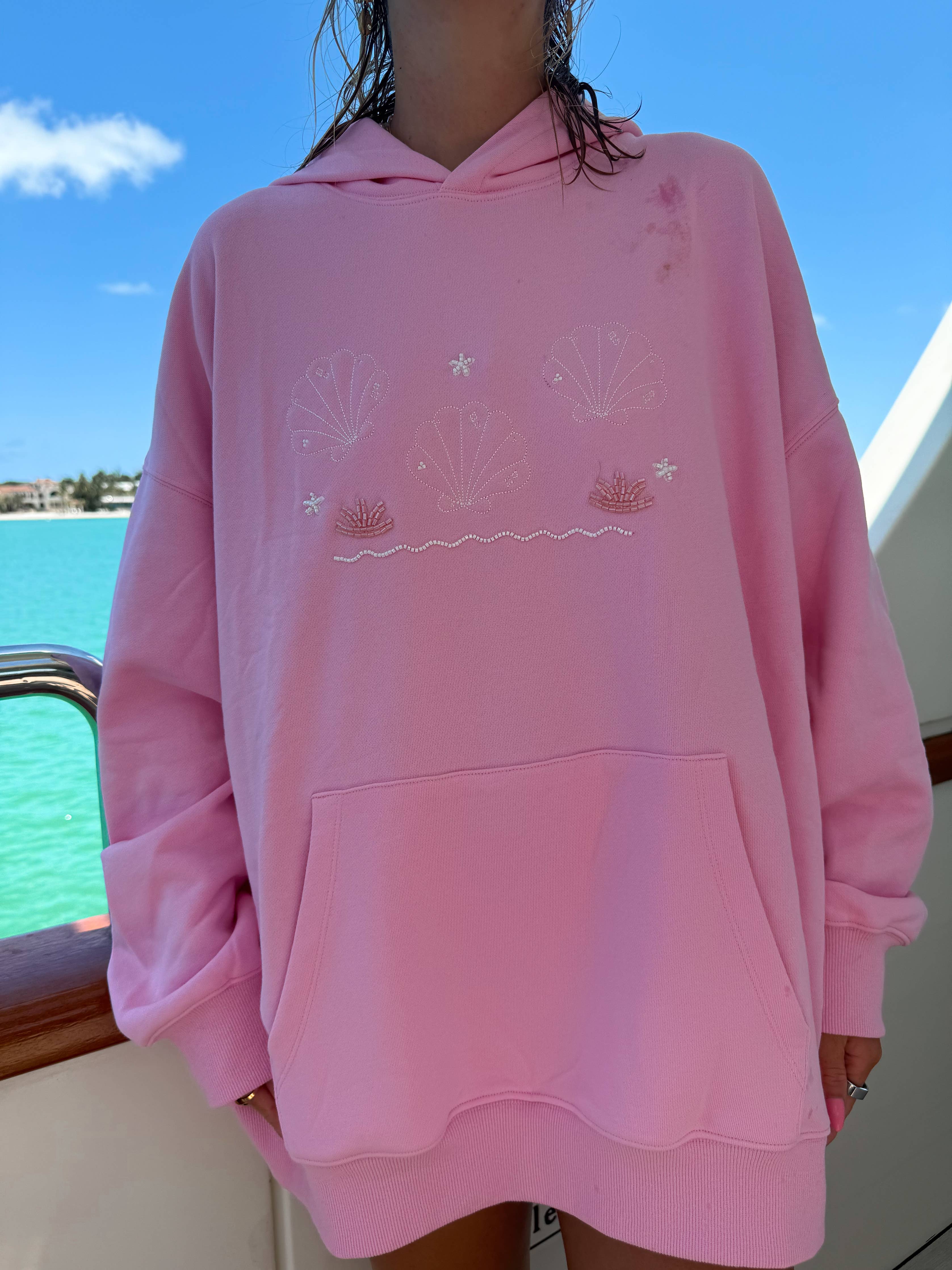 The Lizzie Beaded Bikini Hoodie