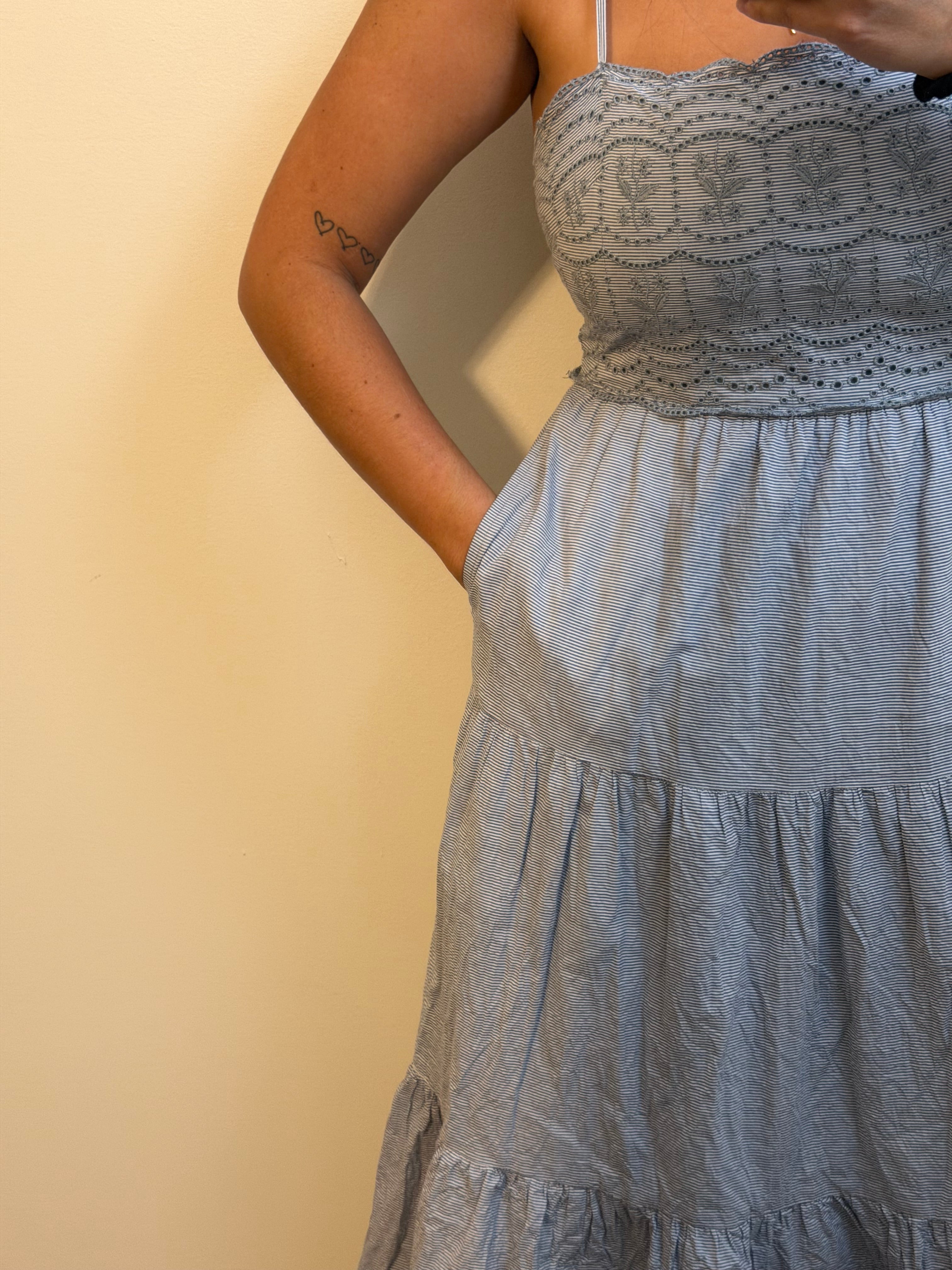 American Eagle Tiered Midi Dress