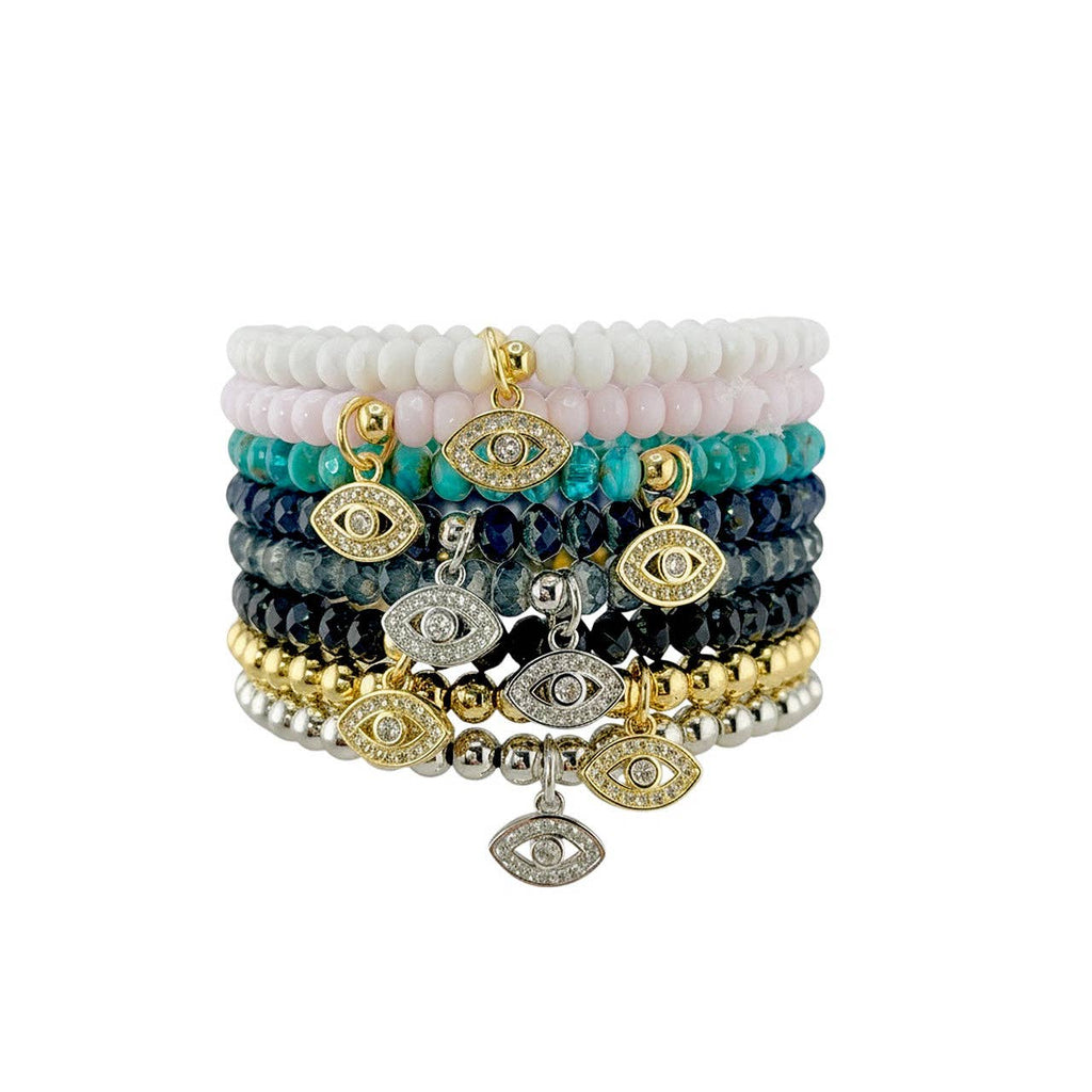Harper Evil Eye Stretch Bracelet