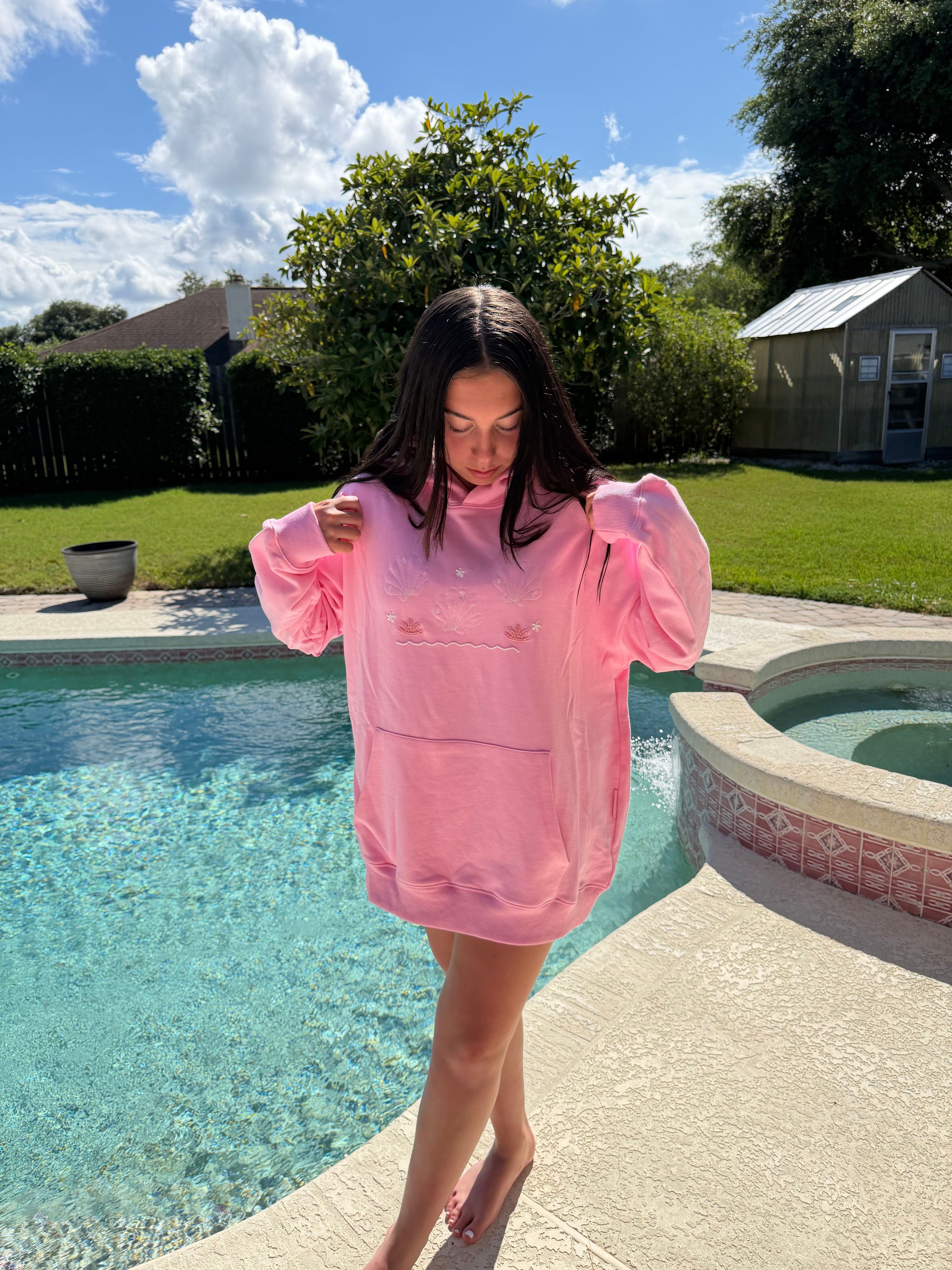 The Lizzie Beaded Bikini Hoodie