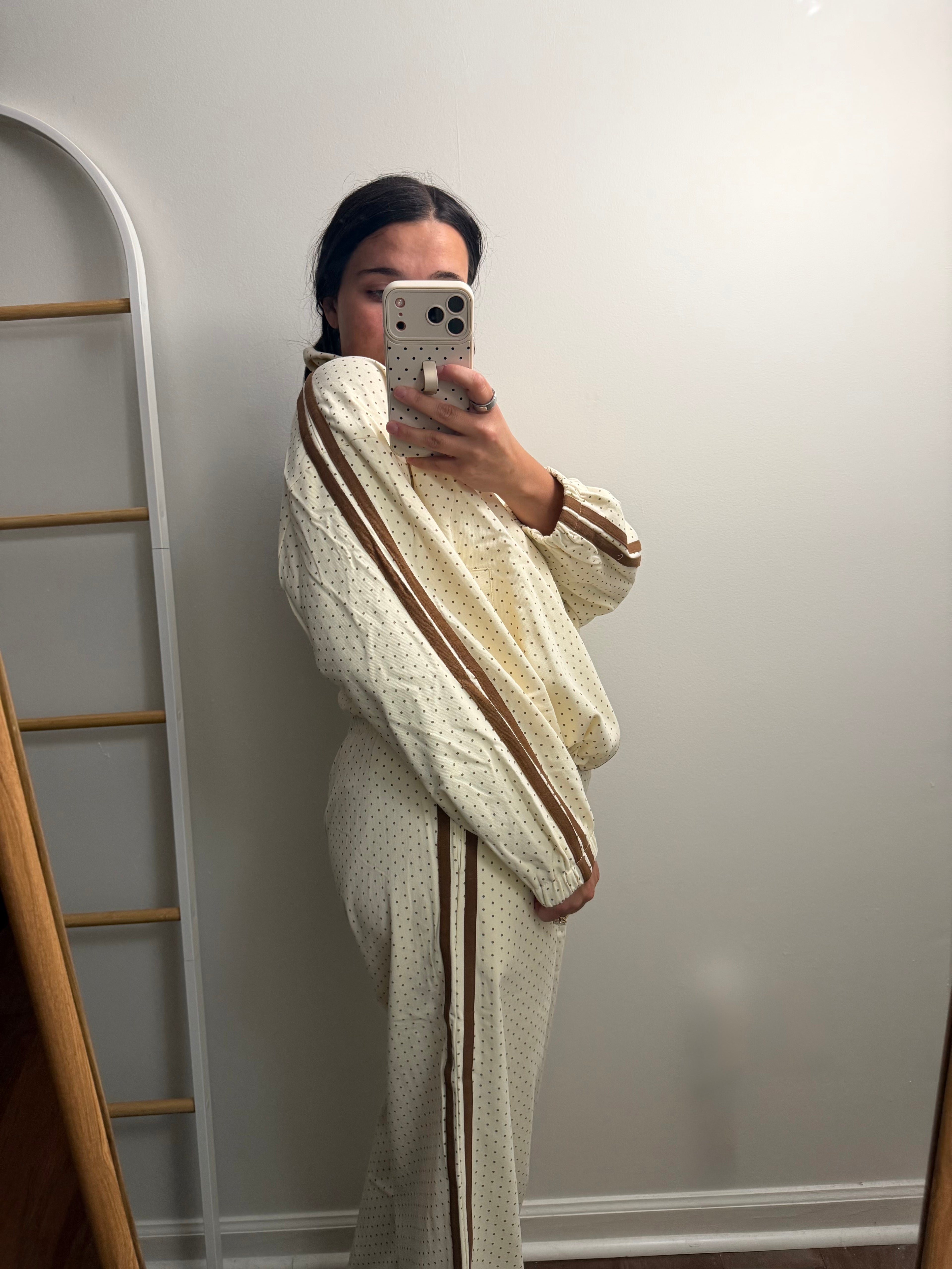 Meadow Retro Dot Track Pant