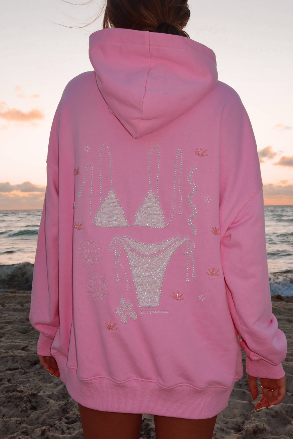 The Lizzie Beaded Bikini Hoodie