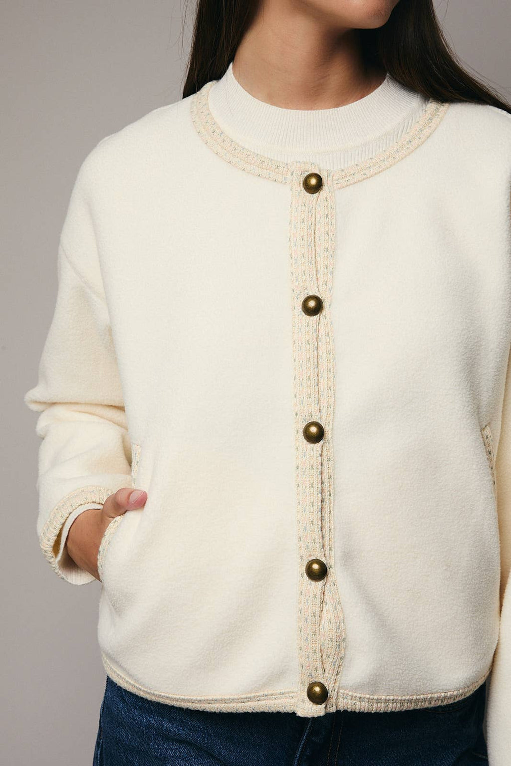 The Teacher Fleece Cardigan