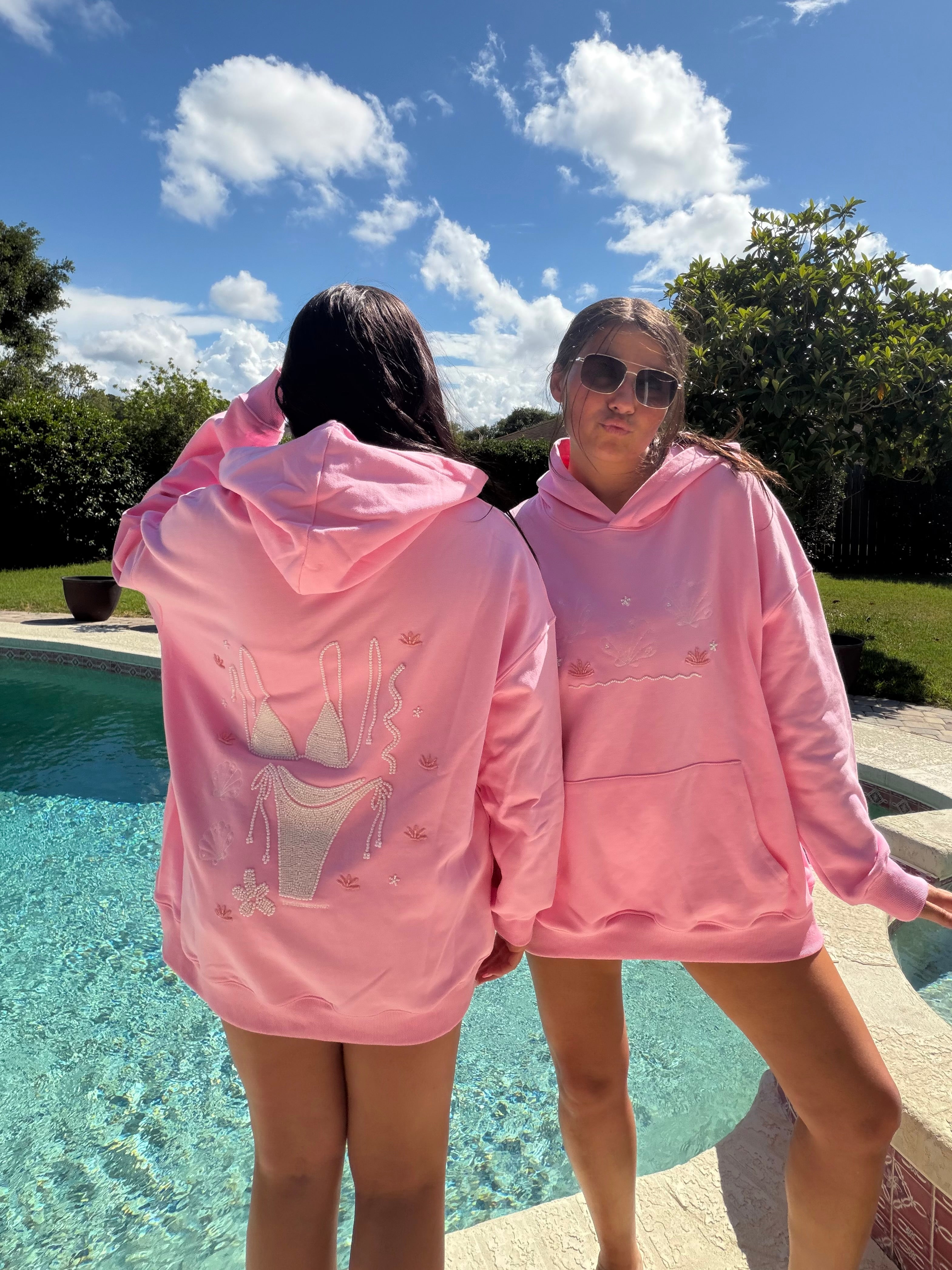 The Lizzie Beaded Bikini Hoodie