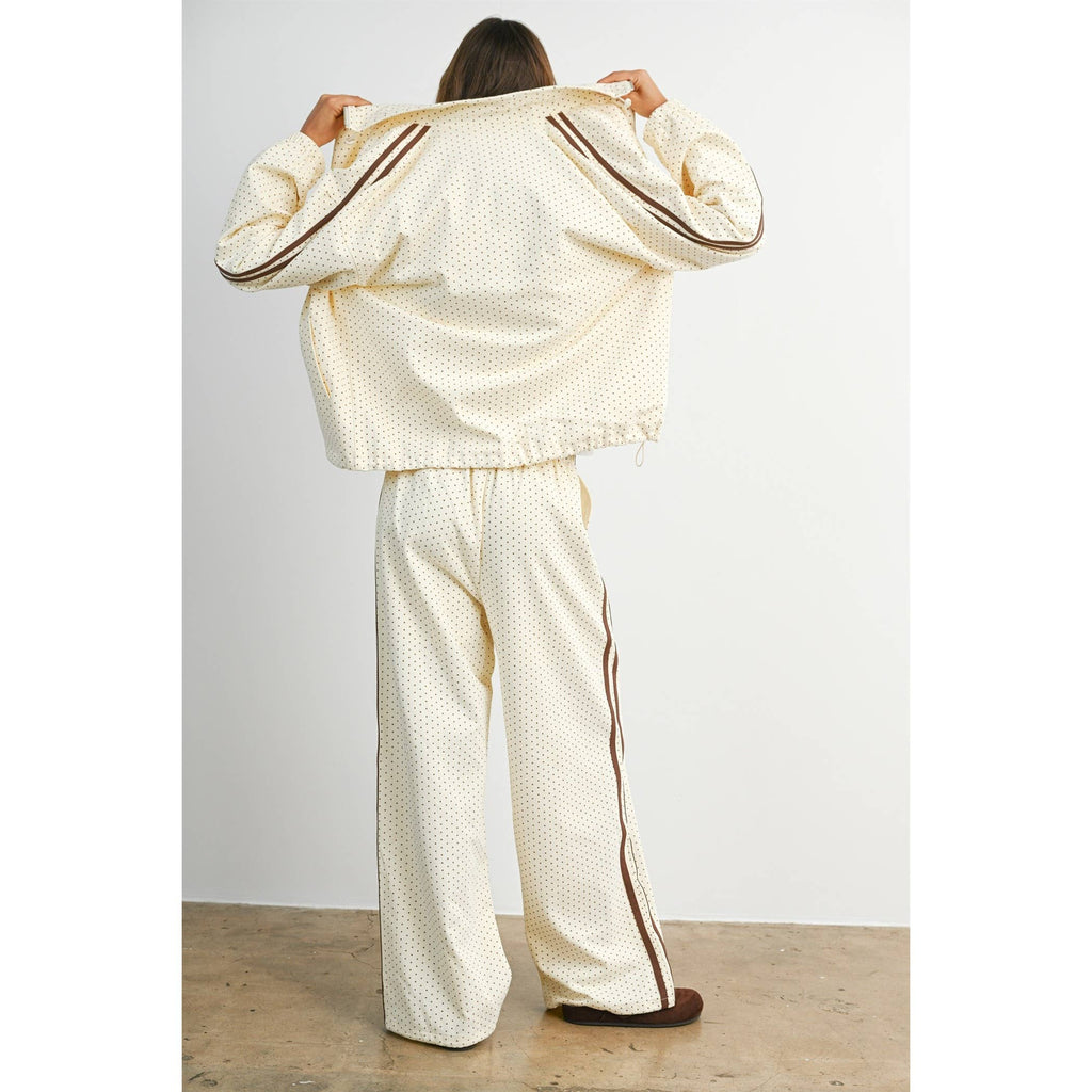 Meadow Retro Dot Track Jacket
