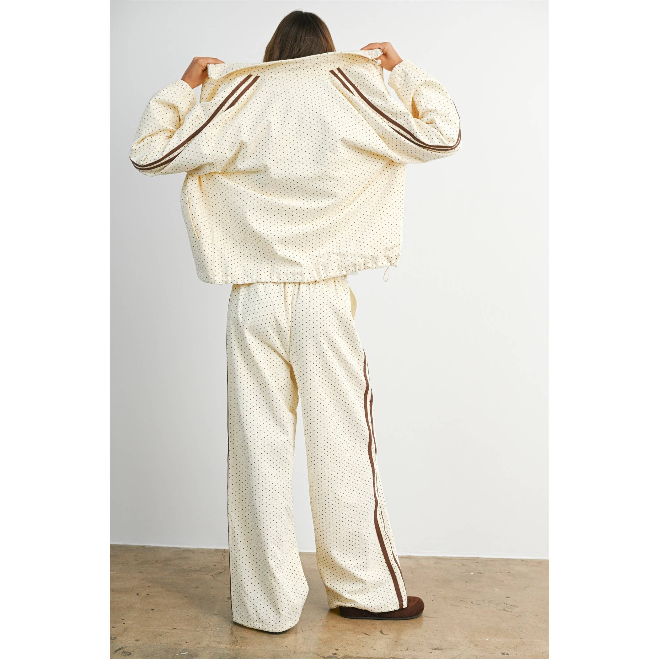 Meadow Retro Dot Track Jacket