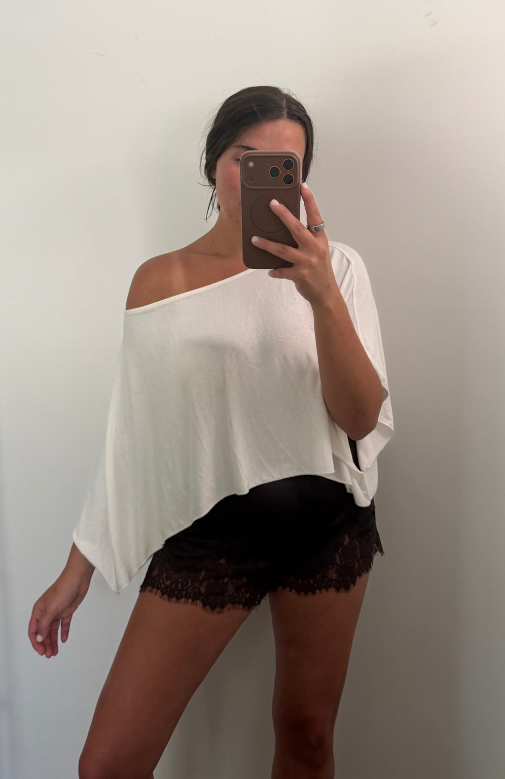 Off-Shoulder Knit Top