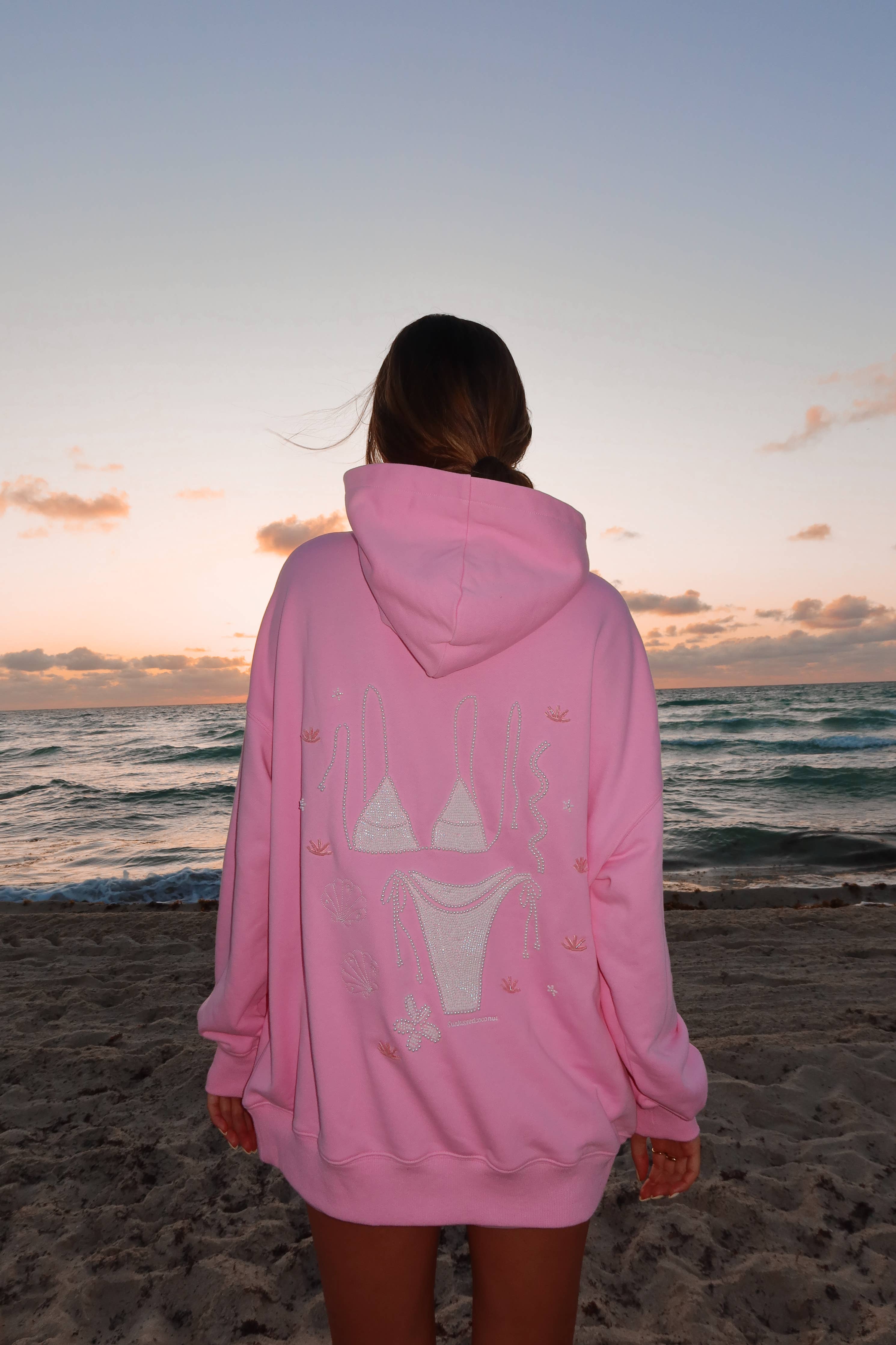 The Lizzie Beaded Bikini Hoodie