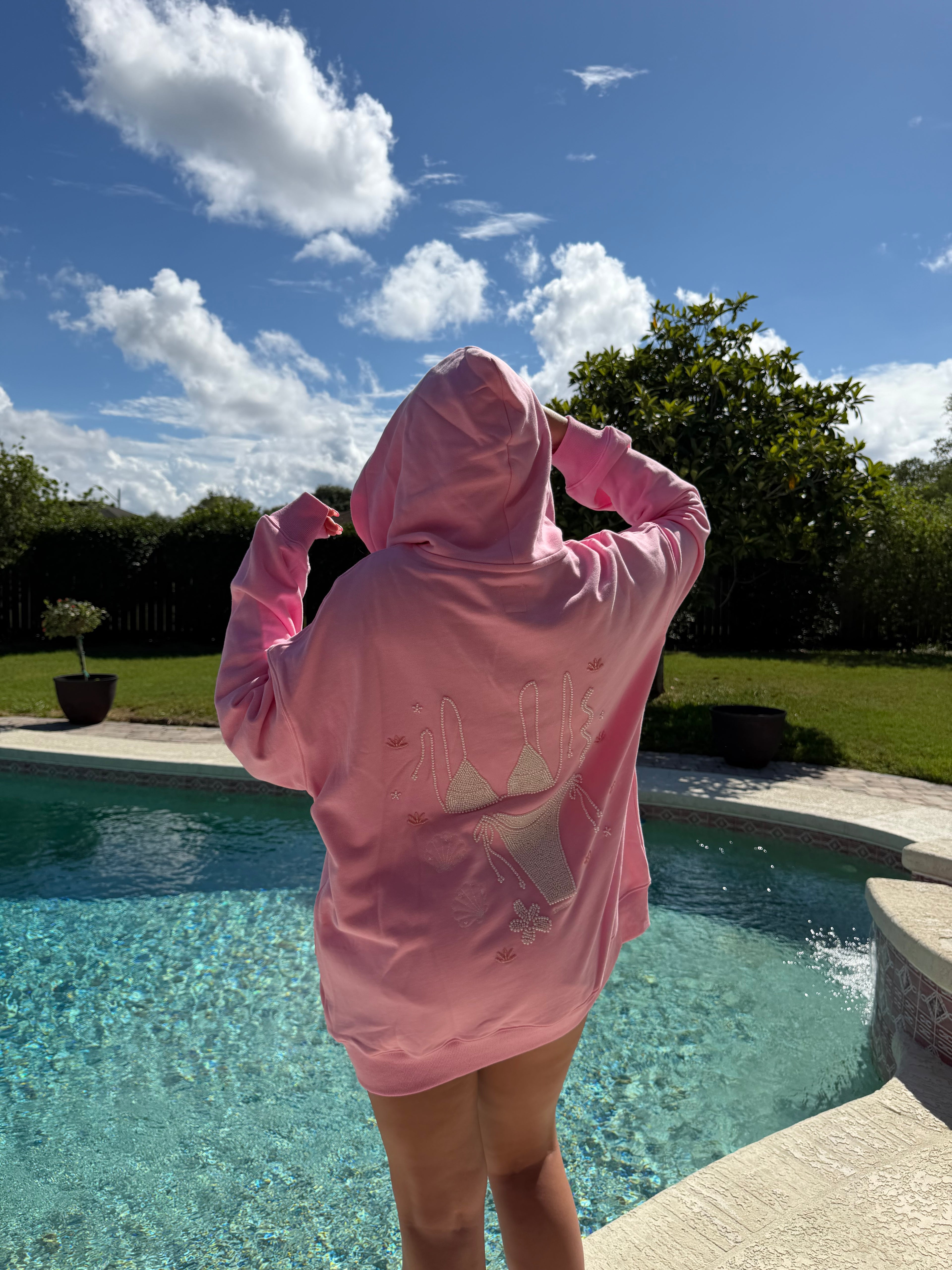 The Lizzie Beaded Bikini Hoodie