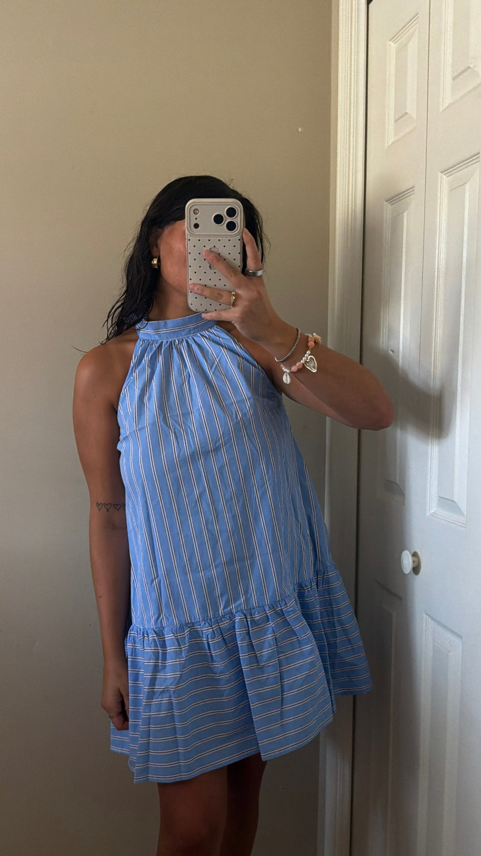 The Baby Blue Halter Dress