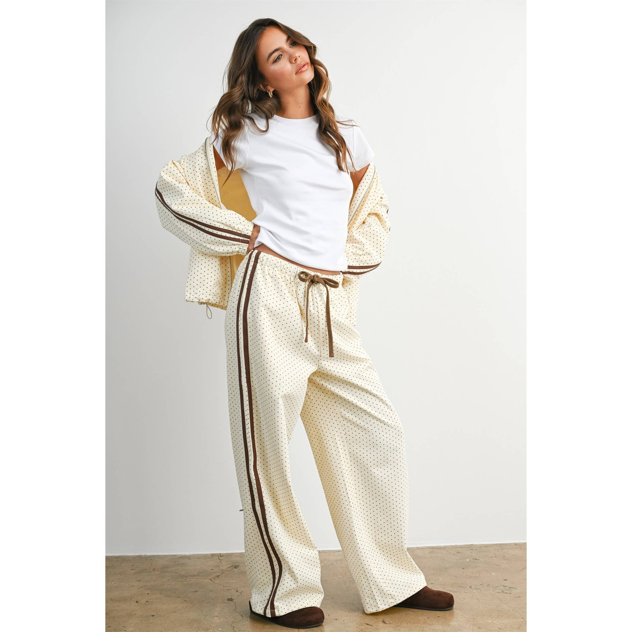 Meadow Retro Dot Track Pant