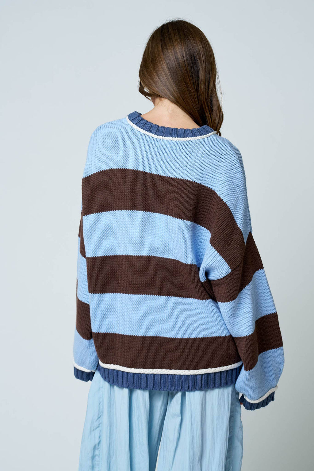 Ready for Anything Knit Striped Sweater