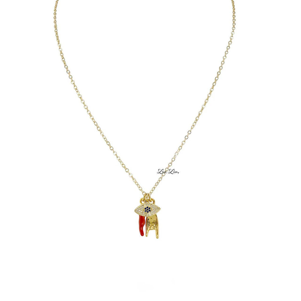 Mariano Italian Horn Protection Necklace