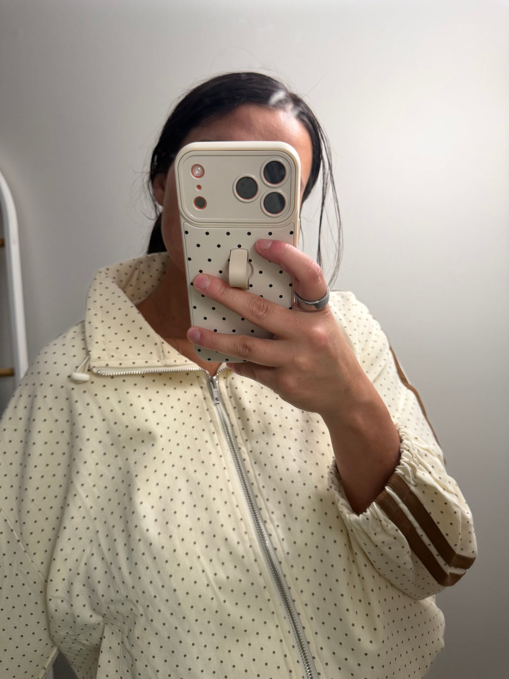 Meadow Retro Dot Track Jacket