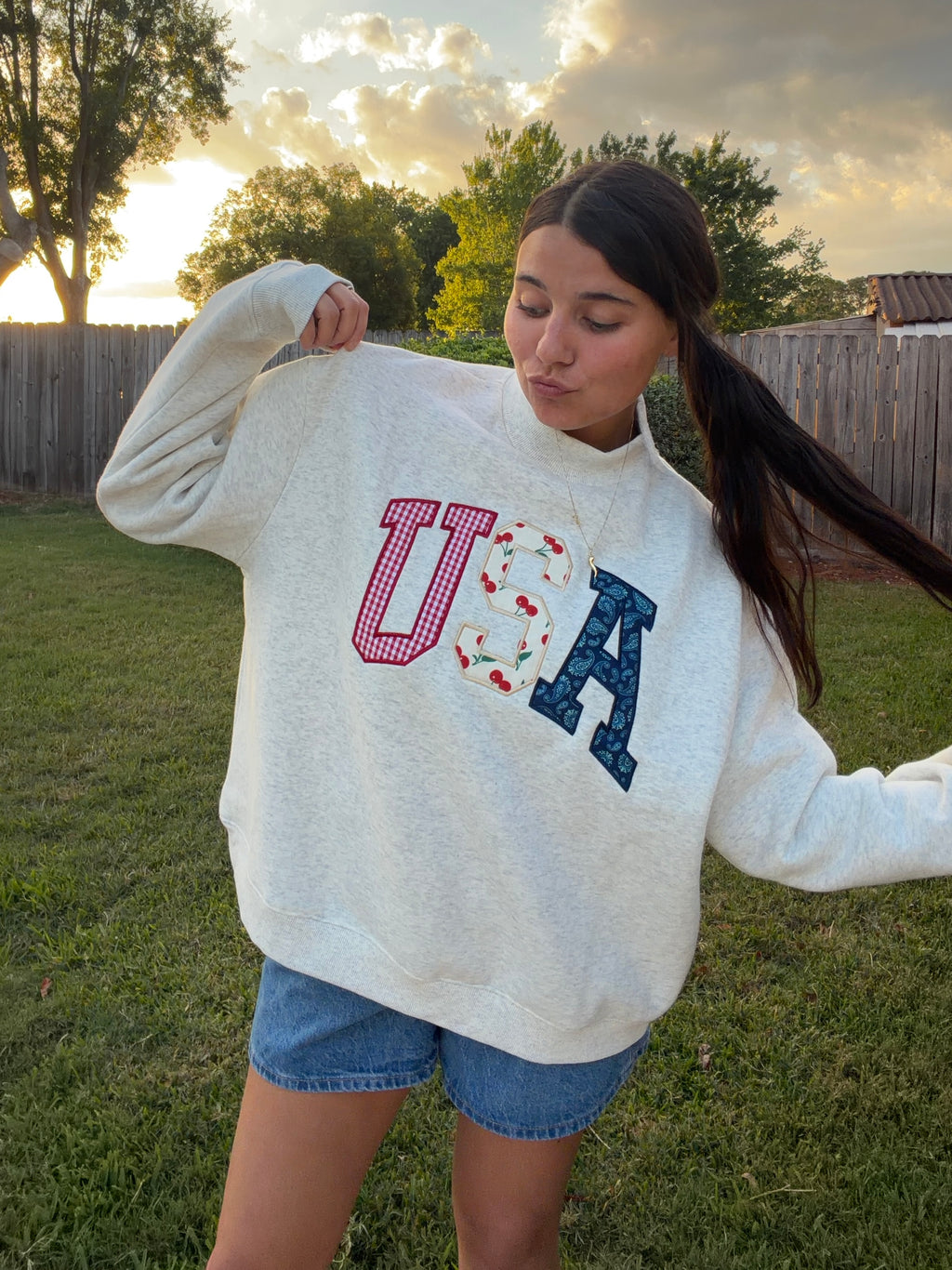 Born in the USA Mockneck