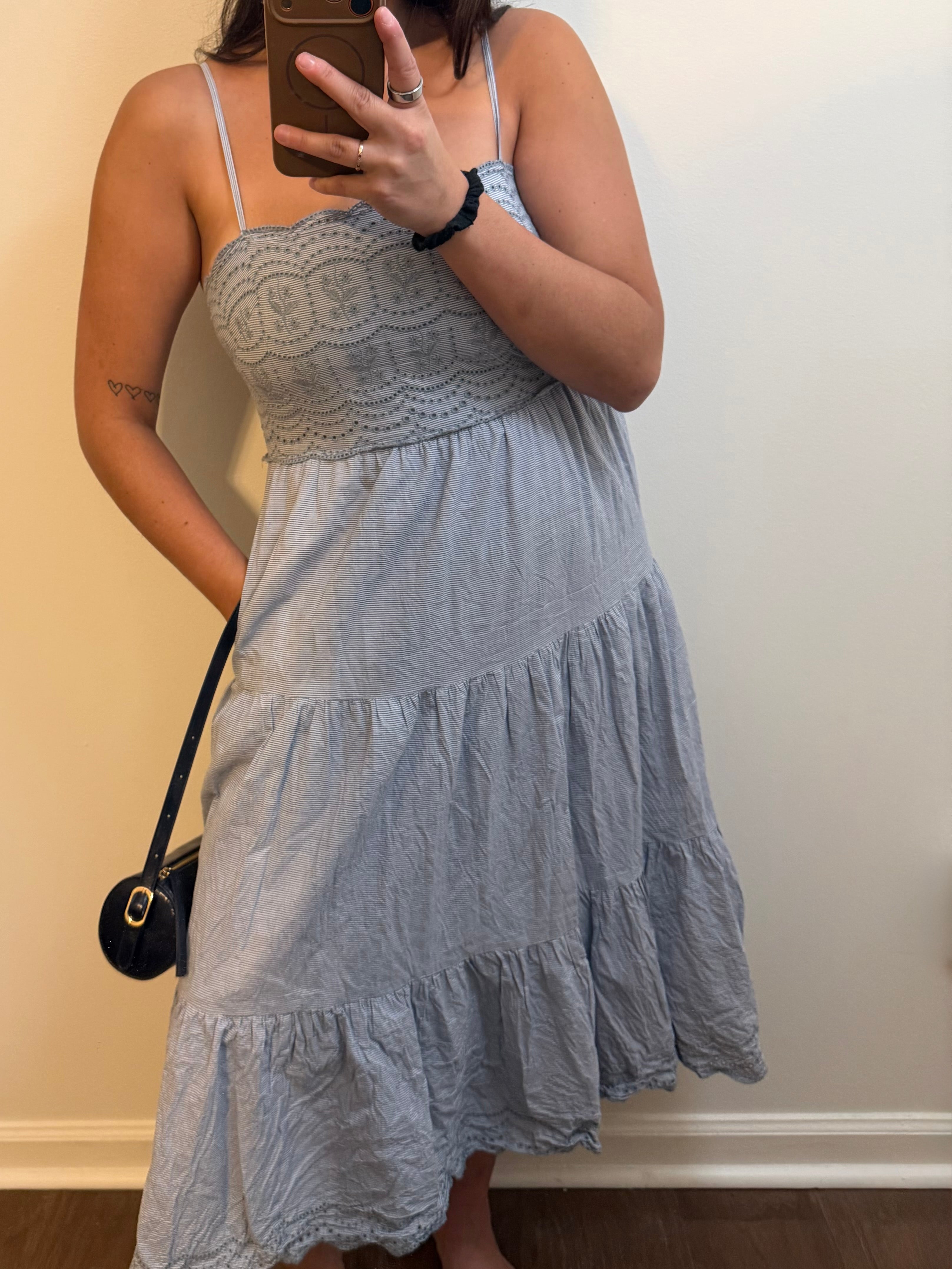 American Eagle Tiered Midi Dress