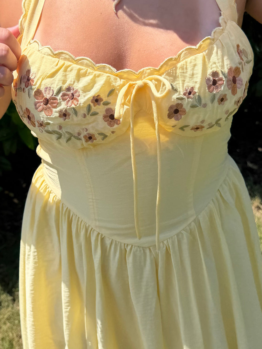 Sunny Side Up Halter Dress