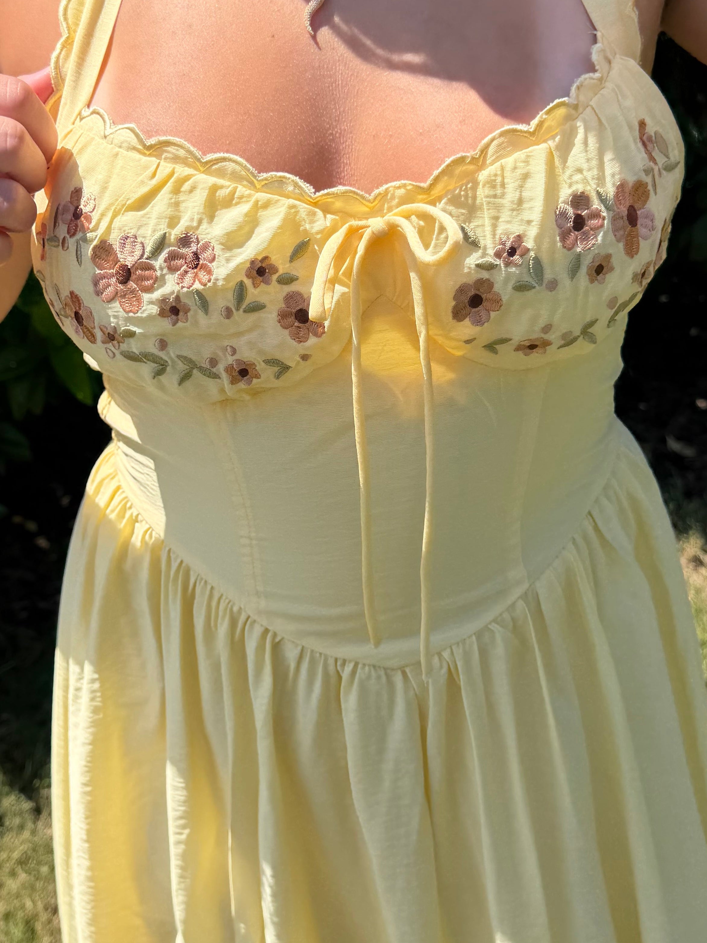 Sunny Side Up Halter Dress