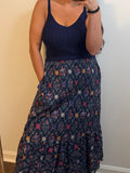 Skies are Blue Floral Dress