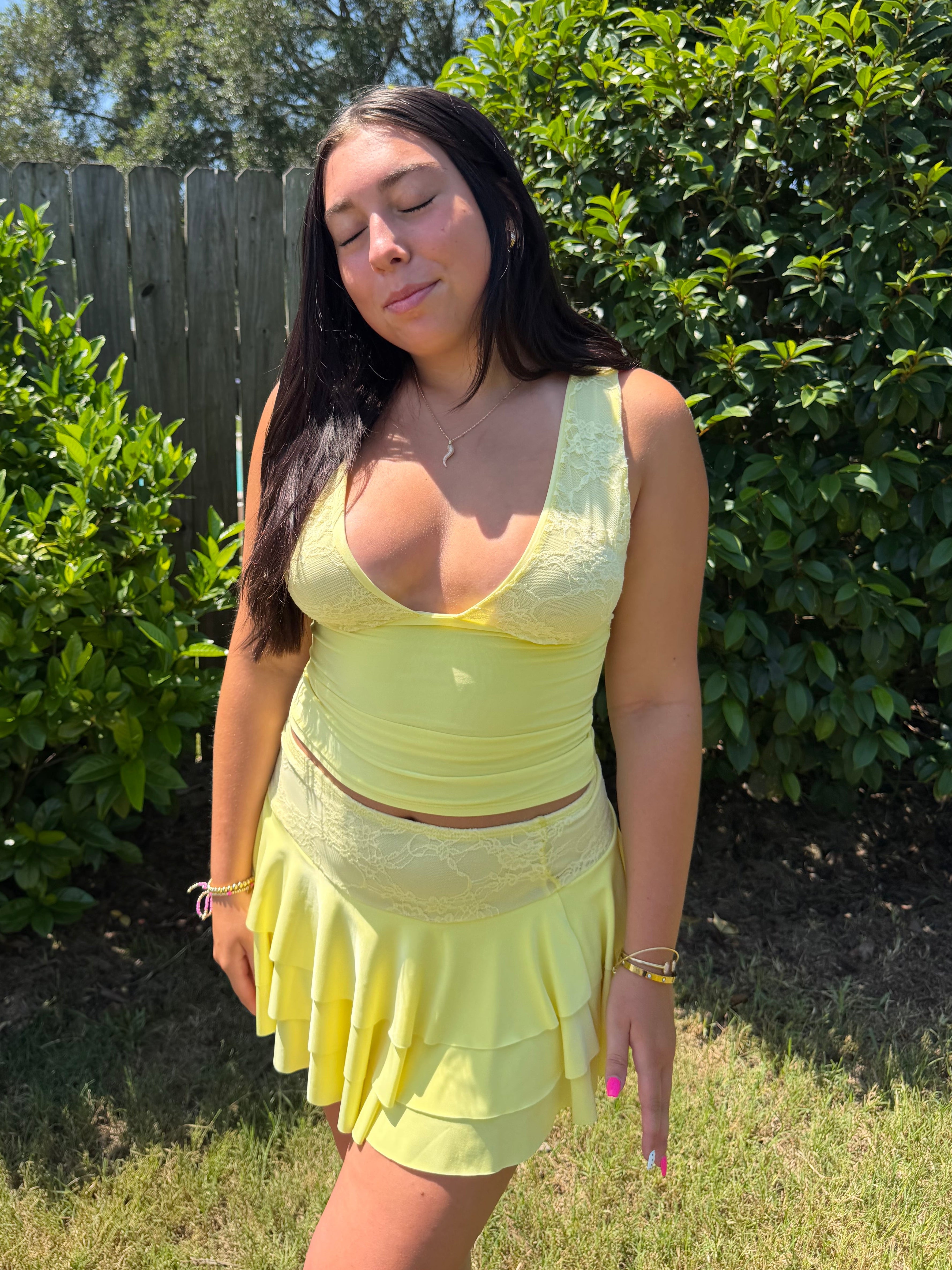 Butter Me Up Lace Top