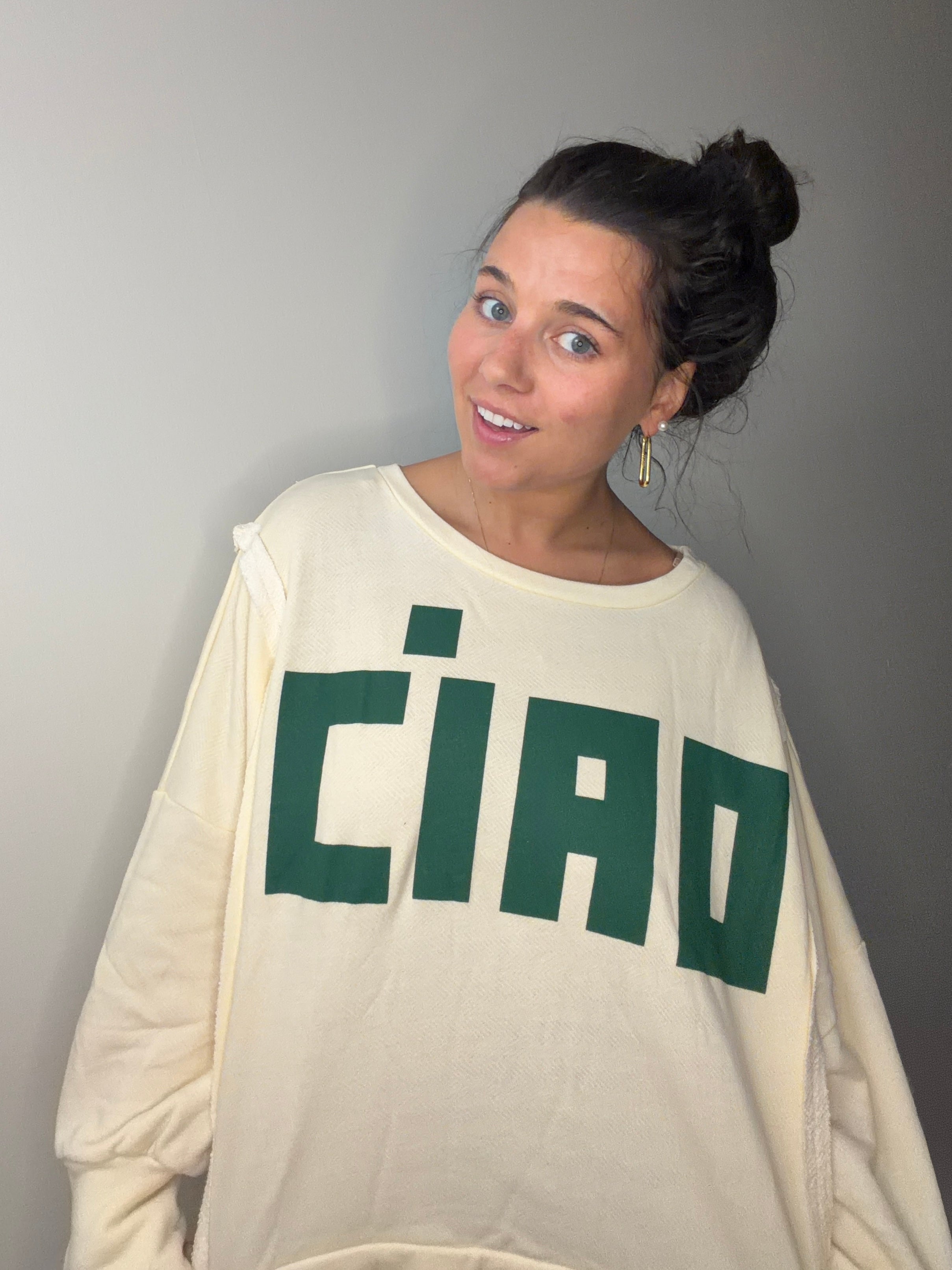 Ciao Boat Neck Sweater