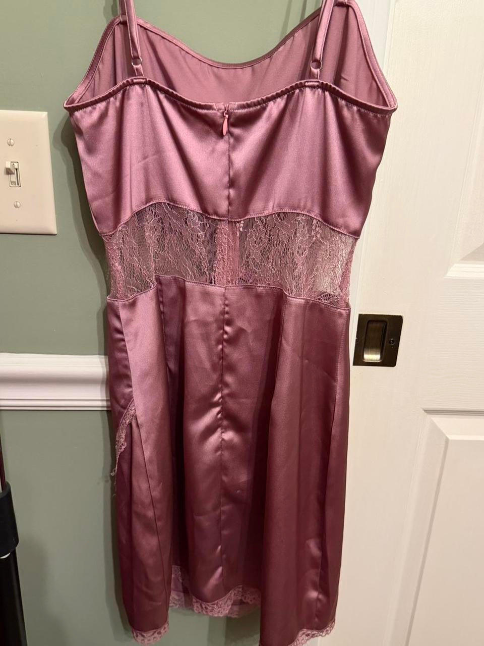 Rosey Pink Lace Dress