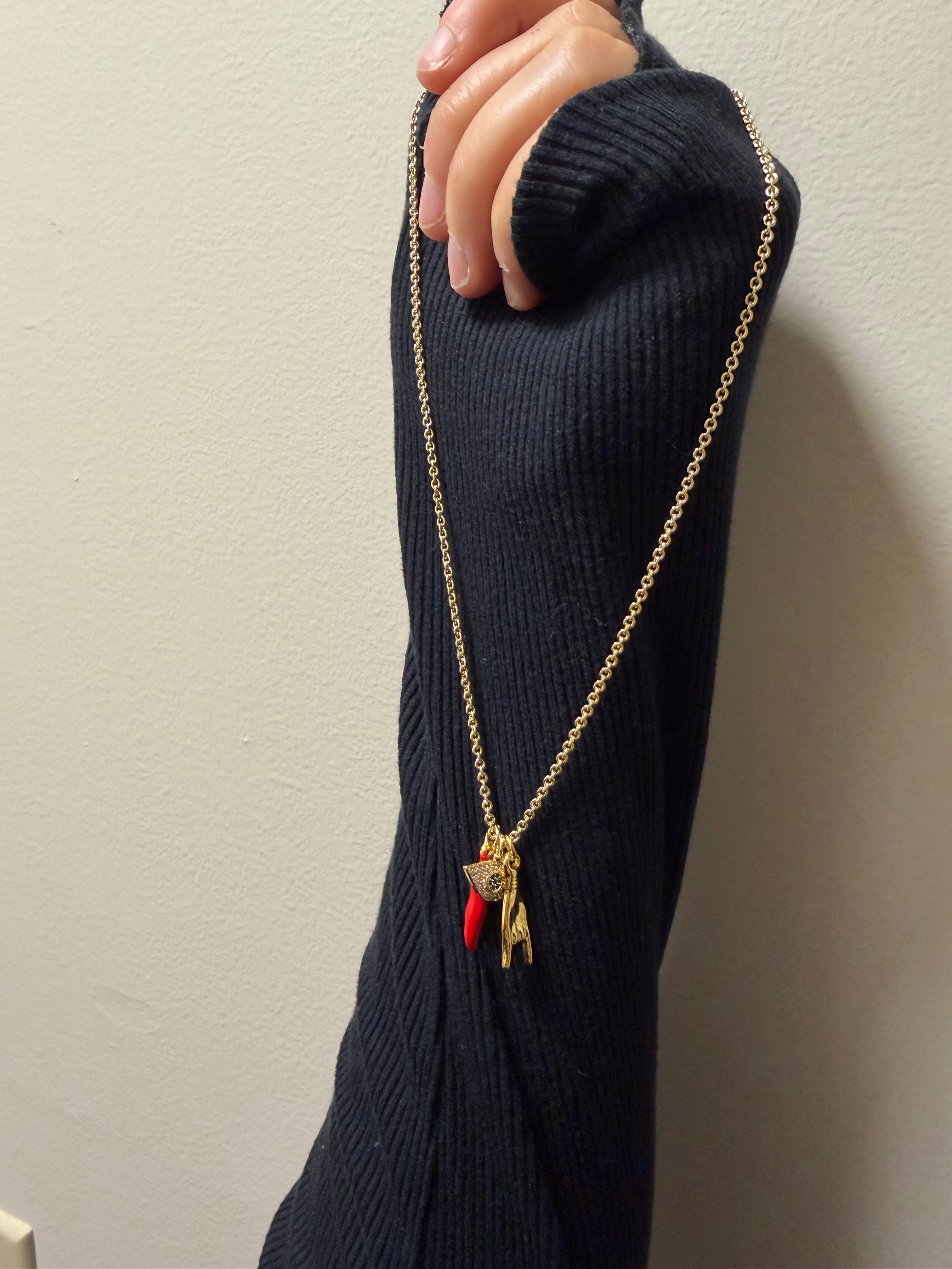 Mariano Italian Horn Protection Necklace