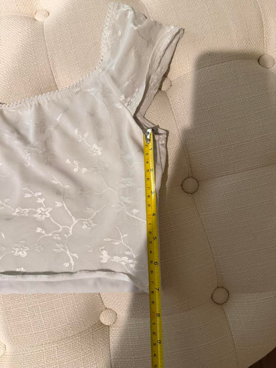 SHEIN White Lace Top