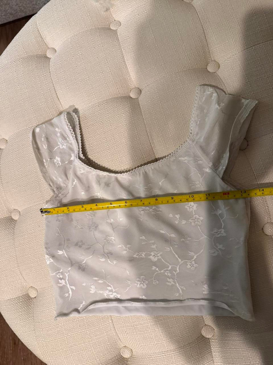 SHEIN White Lace Top